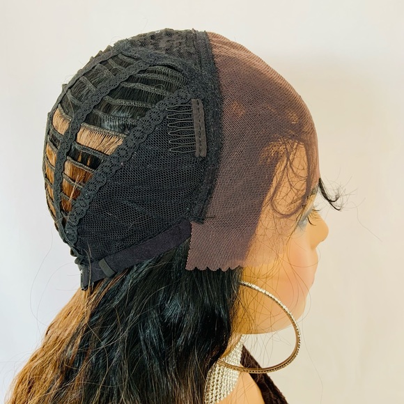 26” Ombre Brown 13x4 Lace Front Wig - Curling/Flat Iron Safe - Picture 6 of 14